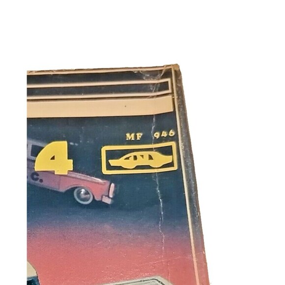 COLLECTIBLE Tin Friction  FORD & CHEVROLET EMERGENCY & TAXI Toy CAR SET MF-946 - Picture 9 of 9